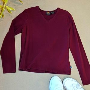 Burgundy Long Sleeve Shirt